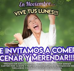 Promociones lunes de noviembre bingo Torrefiel - Juan Navajas Contreras