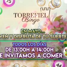 En mayo te invitamos a comer en Bingo Torrefiel