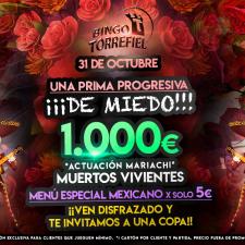 Bingo Torrefiel Valencia - Noche de Halloween al estilo Mexicano