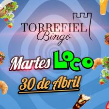 Martes 30 de abril día loco en Bingo Torrefiel - Juan Navajas Contreras