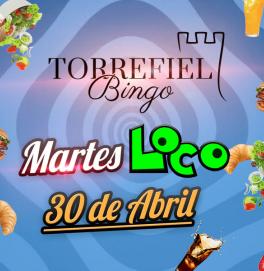 Martes 30 de abril día loco en Bingo Torrefiel - Juan Navajas Contreras