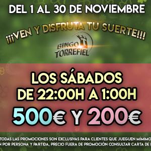 Premios en Bingo Torrefiel en noviembre - Juan Navajas Contreras