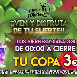 Bingo torrefiel - Promociones enero - Juan Navajas Contreras