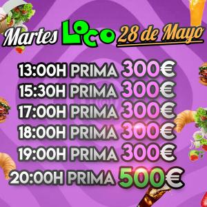 El martes loco de mayo en Bingo Torrefiel El martes loco de mayo en Bingo Torrefiel